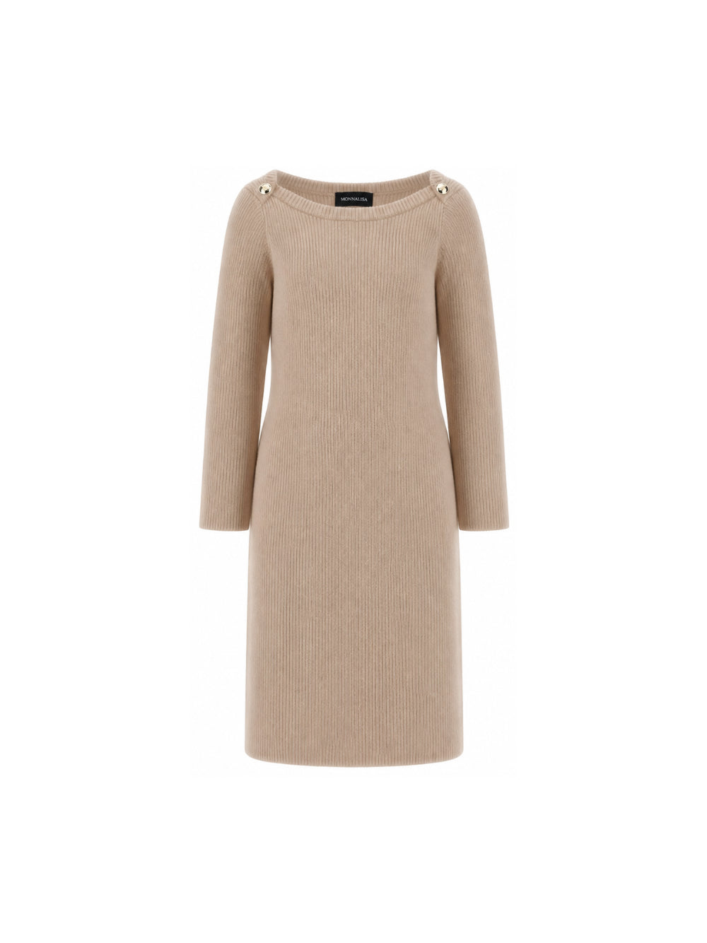 Abito per bambina Monnalisa Kids beige con trama a coste 49H901 8061 0003 MONNALISA KIDS 