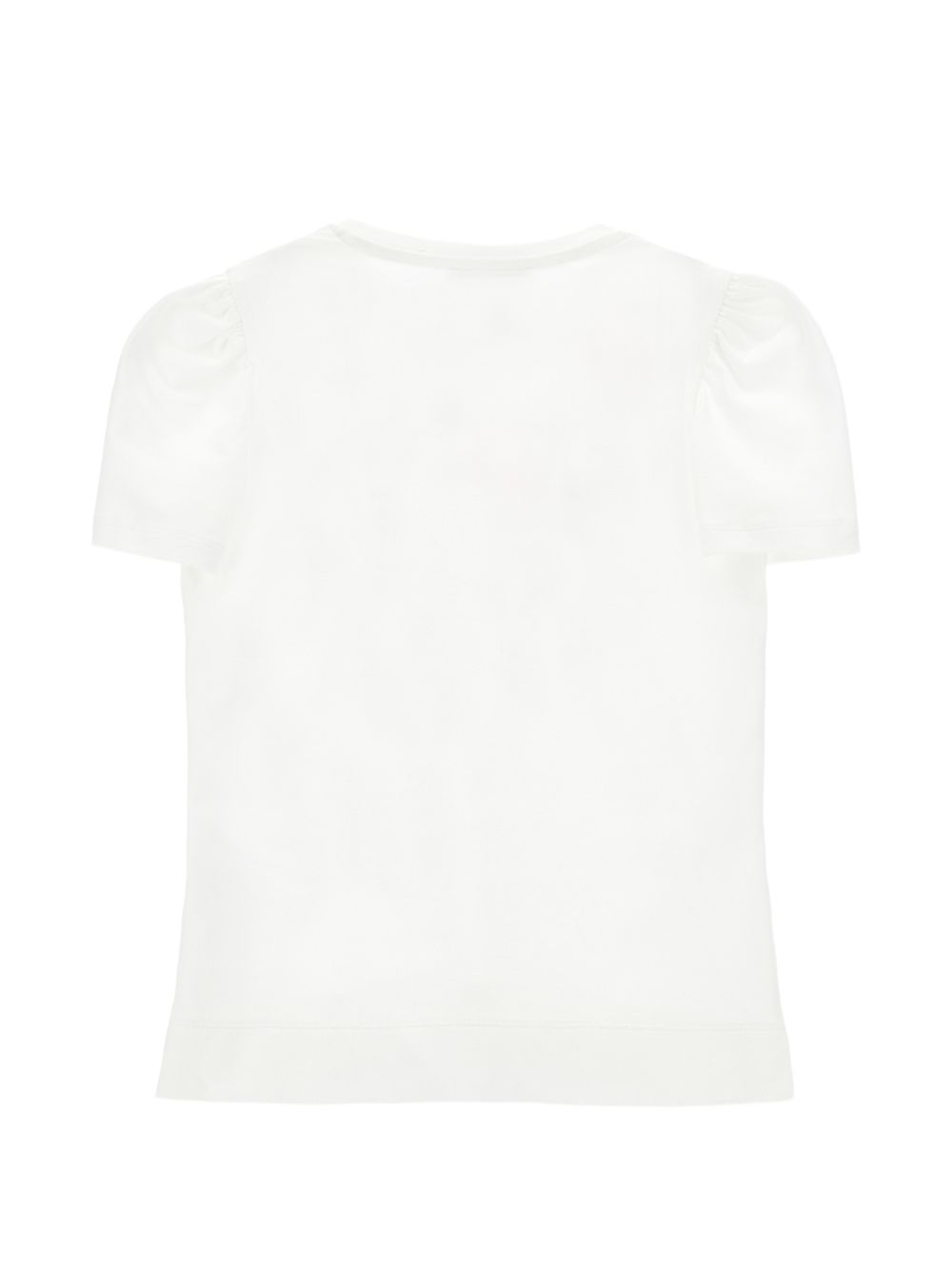 T-shirt per bambina Monnalisa Kids bianca con stampa grafica 71H603 8201 0001 MONNALISA KIDS 