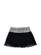 Minigonna per bambina Monnalisa Kids nera plissettata 71H703 8312 9950 MONNALISA KIDS 
