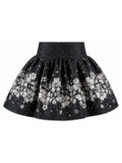 Grigio per bambina Monnalisa Kids grigia con stampa grafica floreale 71H705 8661 5099 MONNALISA KIDS 