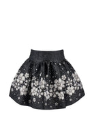 Grigio per bambina Monnalisa Kids grigia con stampa grafica floreale 71H705 8661 5099 MONNALISA KIDS 