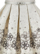Abito per bambina Monnalisa Kids bianco svasato a fiori 71H907 8661 0299 MONNALISA KIDS 
