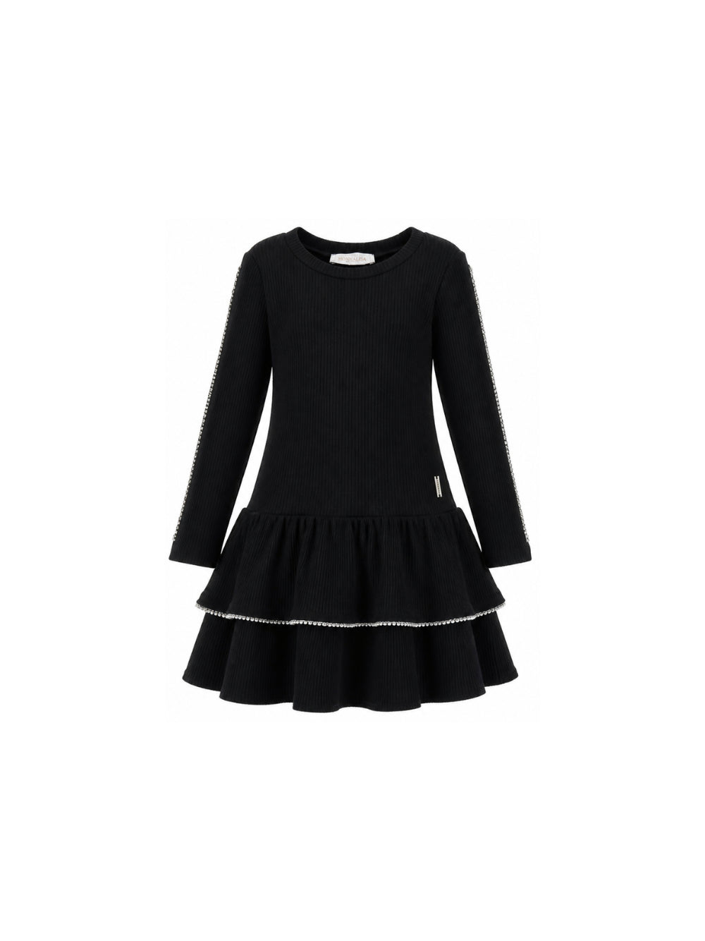 Abito per bambina Monnalisa Kids nero con decorazione 71H908 8214 0050 MONNALISA KIDS 
