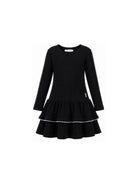 Abito per bambina Monnalisa Kids nero con decorazione 71H908 8214 0050 MONNALISA KIDS 