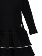 Abito per bambina Monnalisa Kids nero con decorazione 71H908 8214 0050 MONNALISA KIDS 