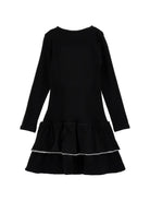 Abito per bambina Monnalisa Kids nero con decorazione 71H908 8214 0050 MONNALISA KIDS 