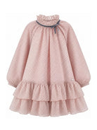 Abito per bambina Monnalisa Kids rosa con motivo a pois 71H909 8138 9132 MONNALISA KIDS 