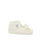 Ballerine per neonata Monnalisa Kids biance con dettaglio con fiocco 73H001 8803 0001 MONNALISA KIDS 