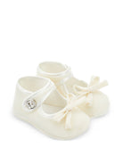 Ballerine per neonata Monnalisa Kids biance con dettaglio con fiocco 73H001 8803 0001 MONNALISA KIDS 