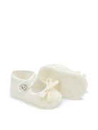 Ballerine per neonata Monnalisa Kids biance con dettaglio con fiocco 73H001 8803 0001 MONNALISA KIDS 