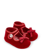 Ballerine per neonata Monnalisa Kids rosse con fiocco 73H001 8803 0043 MONNALISA KIDS 