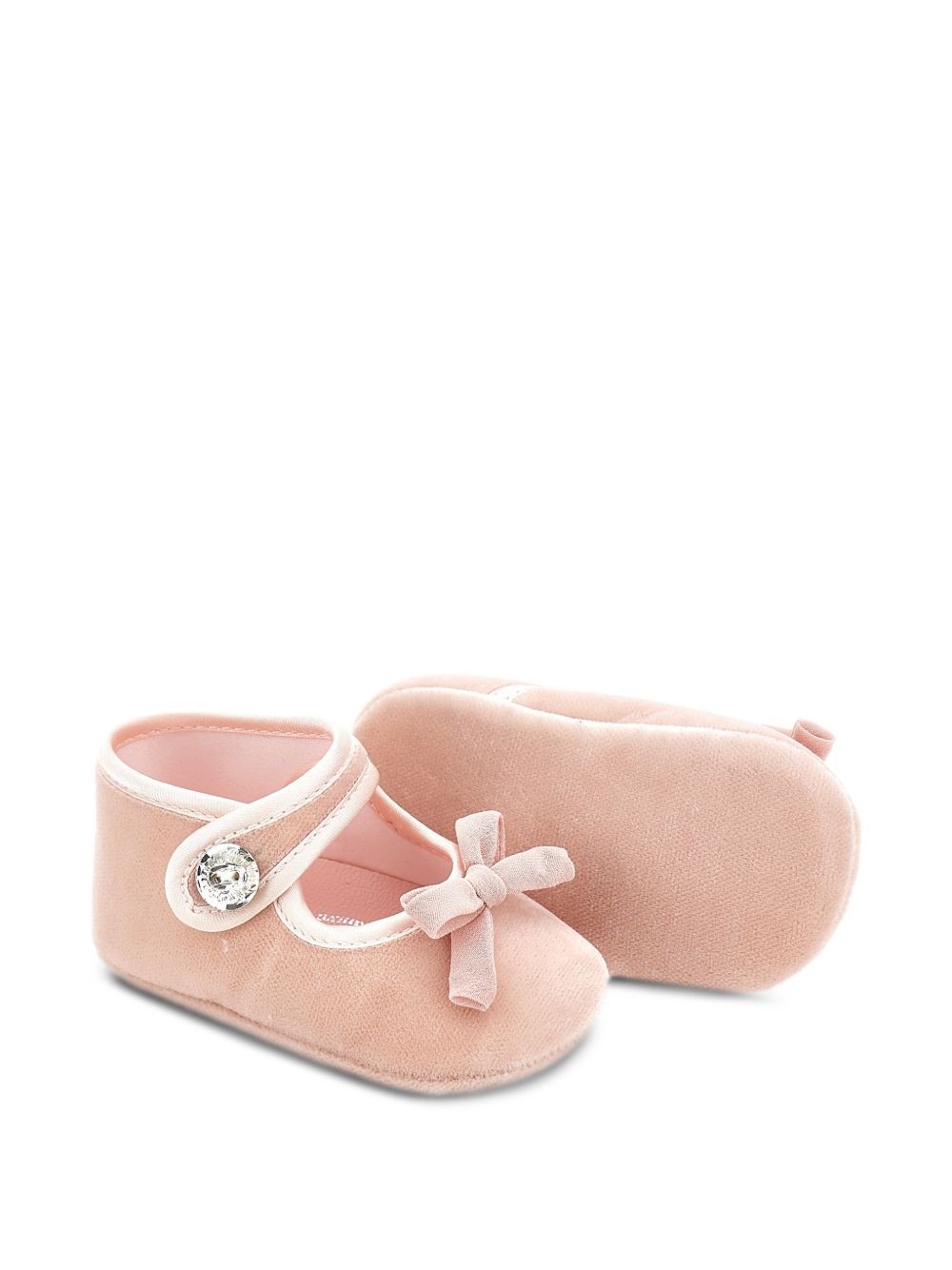 Ballerine per neonata Monnalisa Kids rosa con fiocco 73H001 8803 0092 MONNALISA KIDS 