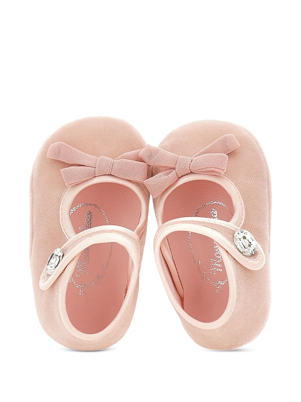 Ballerine per neonata Monnalisa Kids rosa con fiocco 73H001 8803 0092 MONNALISA KIDS 