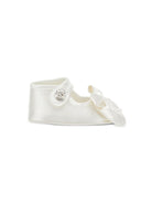 Scarpine primi passi per neonata Monnalisa Kids bianche con fiocchi sul davanti 73H002 8130 0001 MONNALISA KIDS 