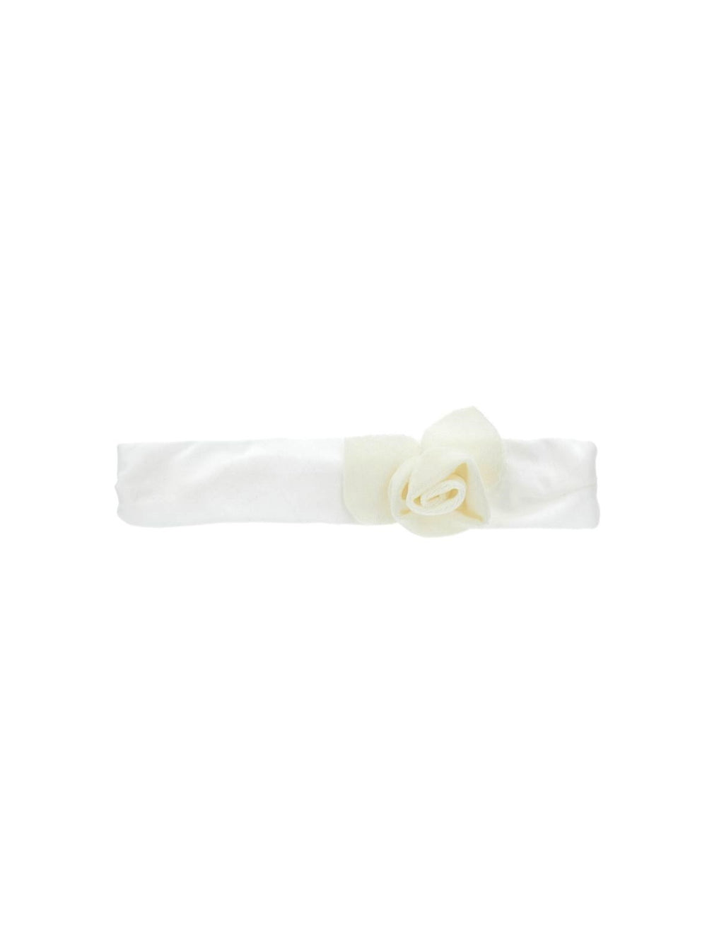 Fascia per neonata Monnalisa Kids bianca con applicazione fiore 73H004 8803 0001 MONNALISA KIDS 