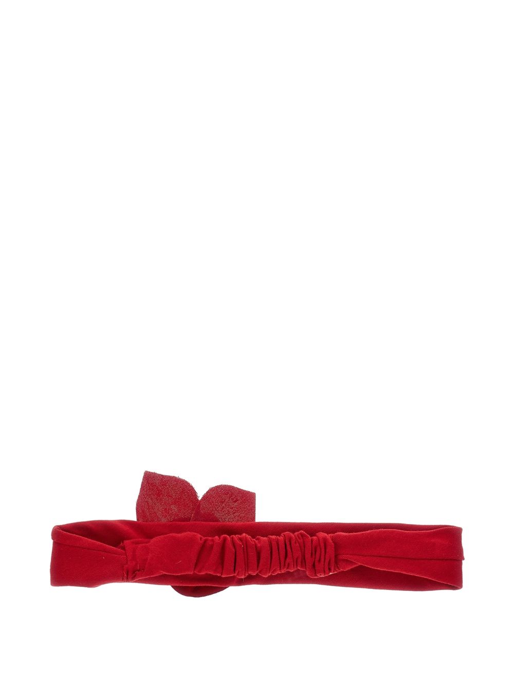Fascia per neonata Monnalisa Kids rossa con applicazione fiore 73H004 8803 0043 MONNALISA KIDS 