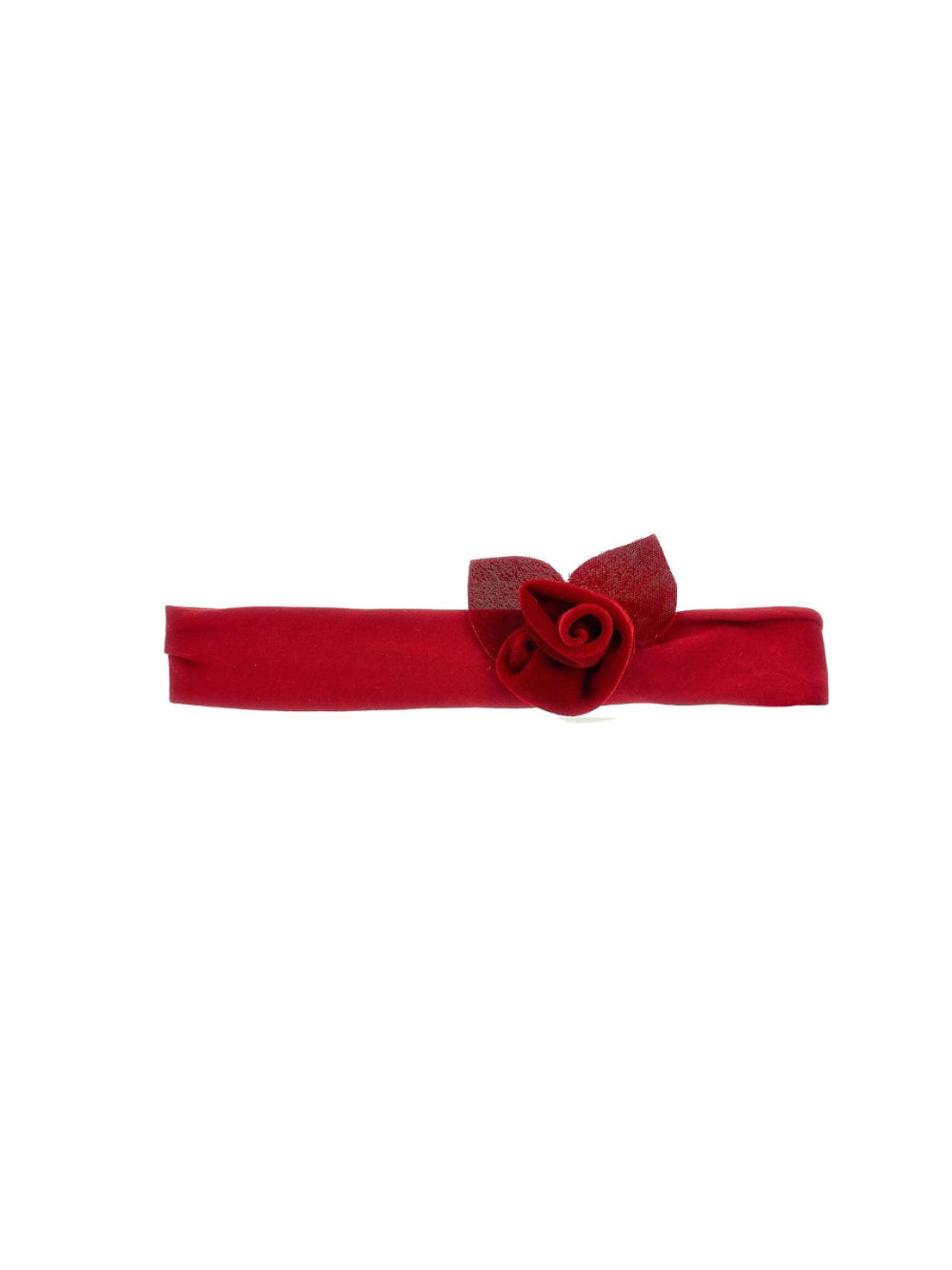 Fascia per neonata Monnalisa Kids rossa con applicazione fiore 73H004 8803 0043 MONNALISA KIDS 