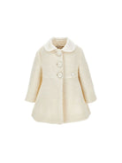 Cappotto per neonata Monnalisa Kids beige con trama bouclé 73H100 8317 0002 MONNALISA KIDS 