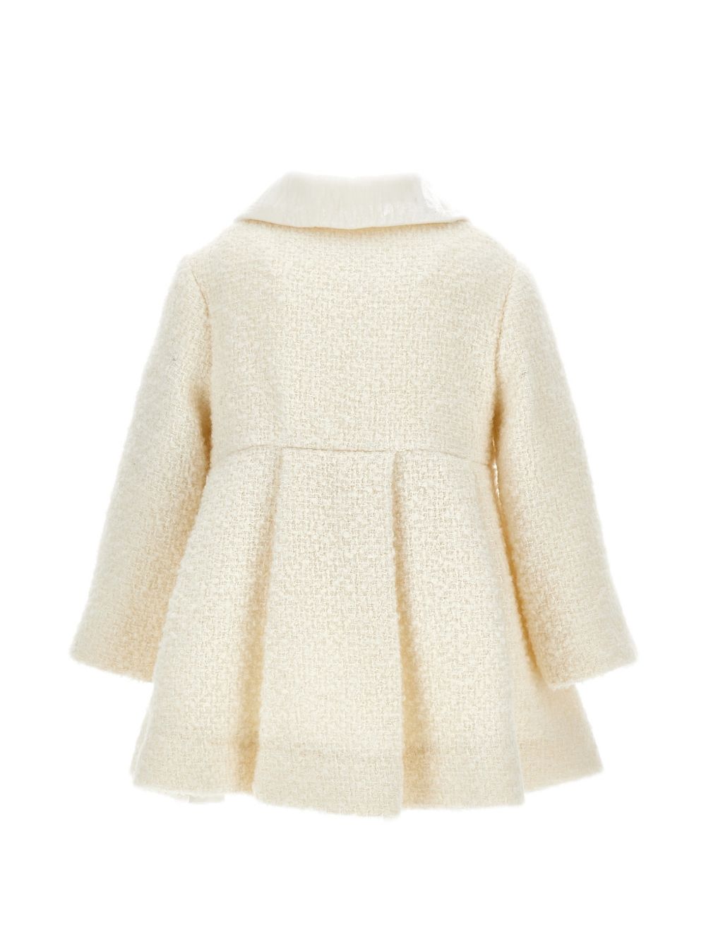 Cappotto per neonata Monnalisa Kids beige con trama bouclé 73H100 8317 0002 MONNALISA KIDS 