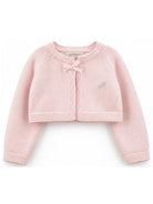 Cardigan per neonata Monnalisa Kids rosa con dettaglio con fiocco 73H801 8060 0091 MONNALISA KIDS 