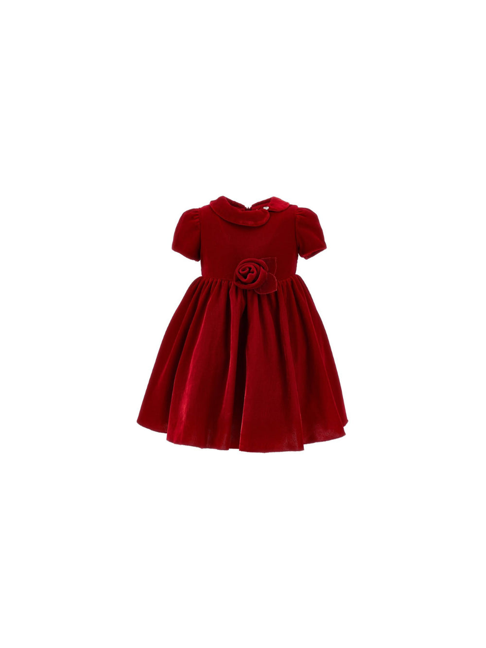 Abito per neonata Monnalisa Kids rosso in velluto 73H901 8803 0043 MONNALISA KIDS 