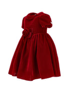 Abito per neonata Monnalisa Kids rosso in velluto 73H901 8803 0043 MONNALISA KIDS 