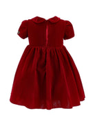 Abito per neonata Monnalisa Kids rosso in velluto 73H901 8803 0043 MONNALISA KIDS 