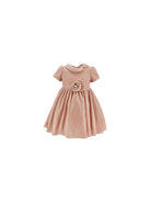 Abito per neonata Monnalisa Kids rosa in velluto 73H901 8803 0092 MONNALISA KIDS 