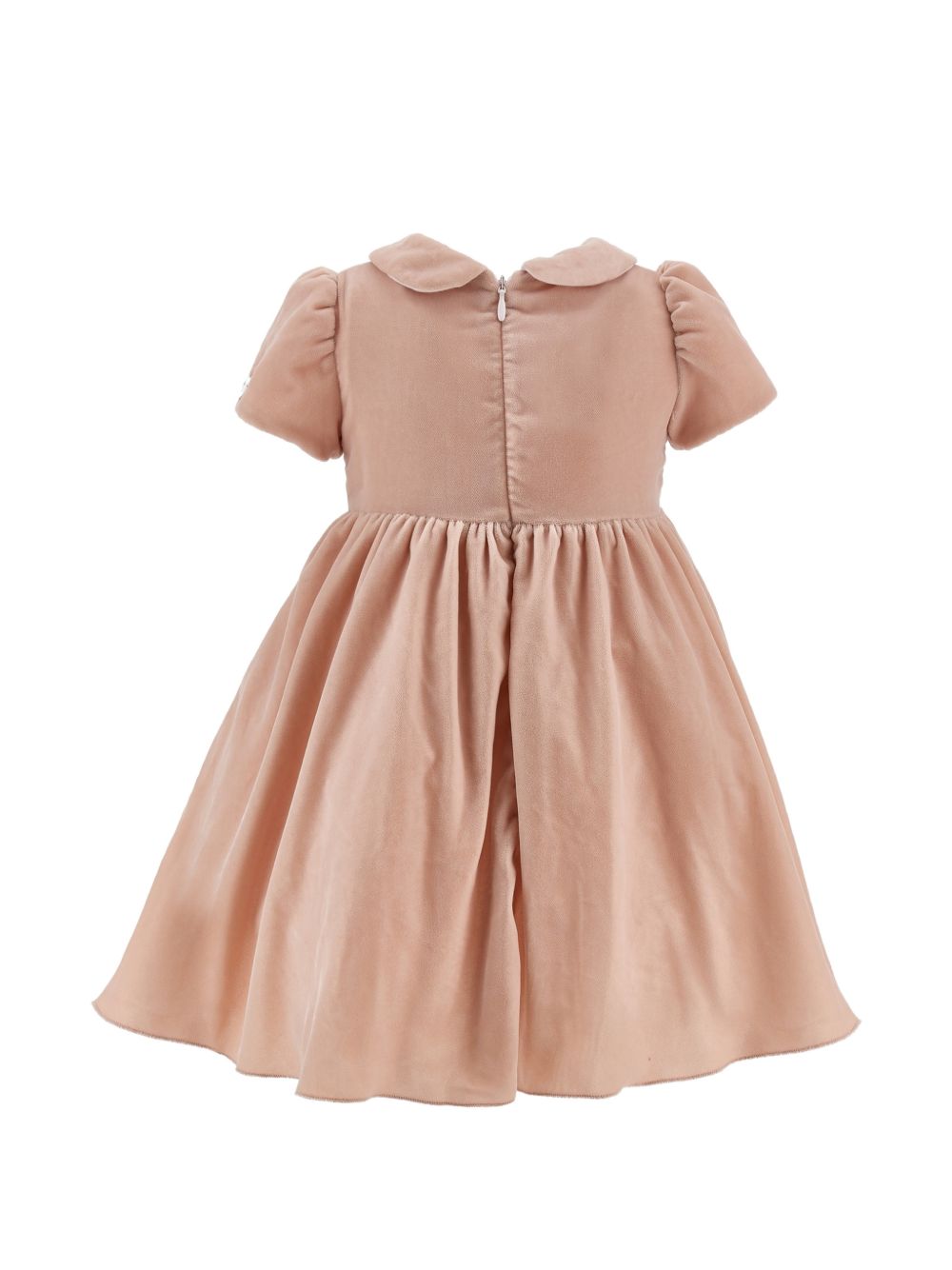 Abito per neonata Monnalisa Kids rosa in velluto 73H901 8803 0092 MONNALISA KIDS 