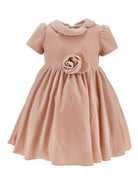 Abito per neonata Monnalisa Kids rosa in velluto 73H901 8803 0092 MONNALISA KIDS 