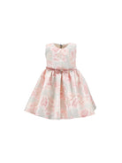 Abito per neonata Monnalisa Kids rosa a fiori con cintura 73H902 8610 3391 MONNALISA KIDS 
