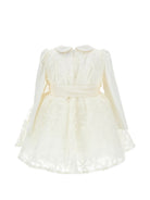 Abito per neonata Monnalisa Kids bianco con dettaglio fiocco 73H905 8973 0001 MONNALISA KIDS 
