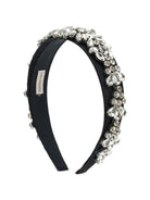 Cerchietto per bambina Monnalisa Kids nero con decorazione con cristalli 79H000 8056 5071 MONNALISA KIDS 