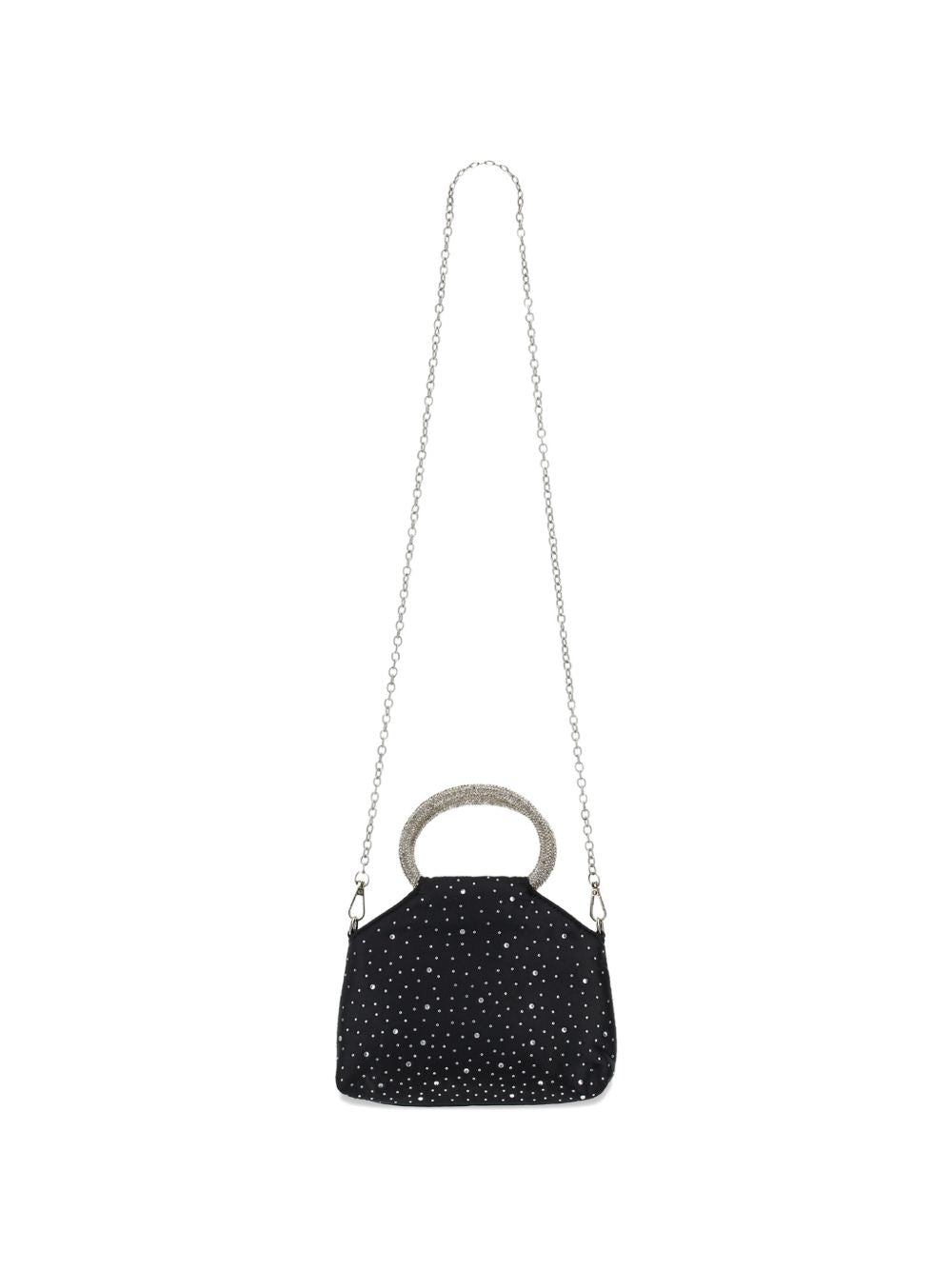 Borsa per bambina Monnalisa Kids nera con decorazione con cristalli 79H004 8089 0050 MONNALISA KIDS 
