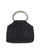 Borsa per bambina Monnalisa Kids nera con decorazione con cristalli 79H004 8089 0050 MONNALISA KIDS 