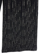 Jeans per bambina Monnalisa Kids in denim nero con decorazione con strass 79H400 8043 0031 MONNALISA KIDS 
