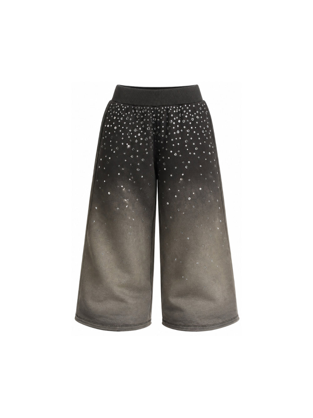 Pantaloni per bambina Monnalisa Kids grigi con effetto sfumato 79H404 8702 0030 MONNALISA KIDS 