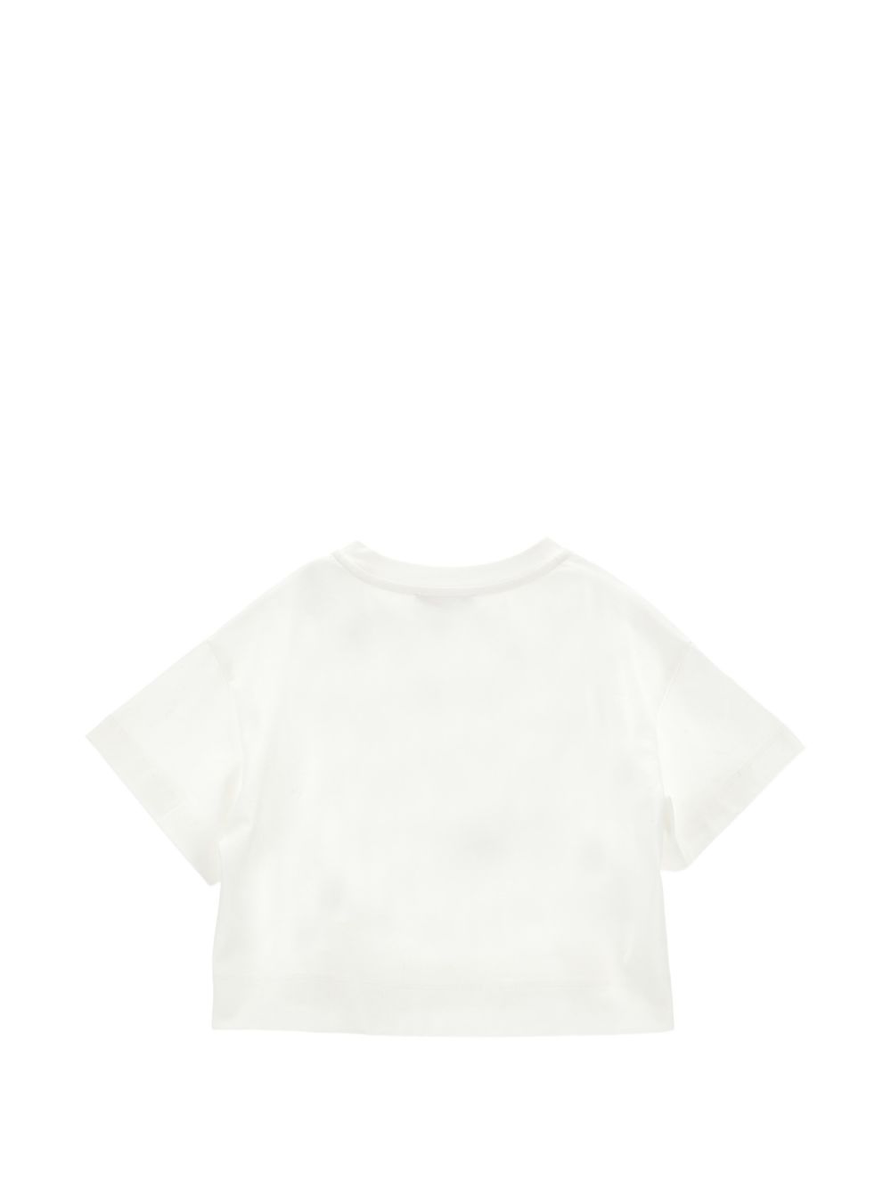 T-shirt per bambina Monnalisa Kids bianca con stampa sul davanti 79H606 8049 0150 MONNALISA KIDS 