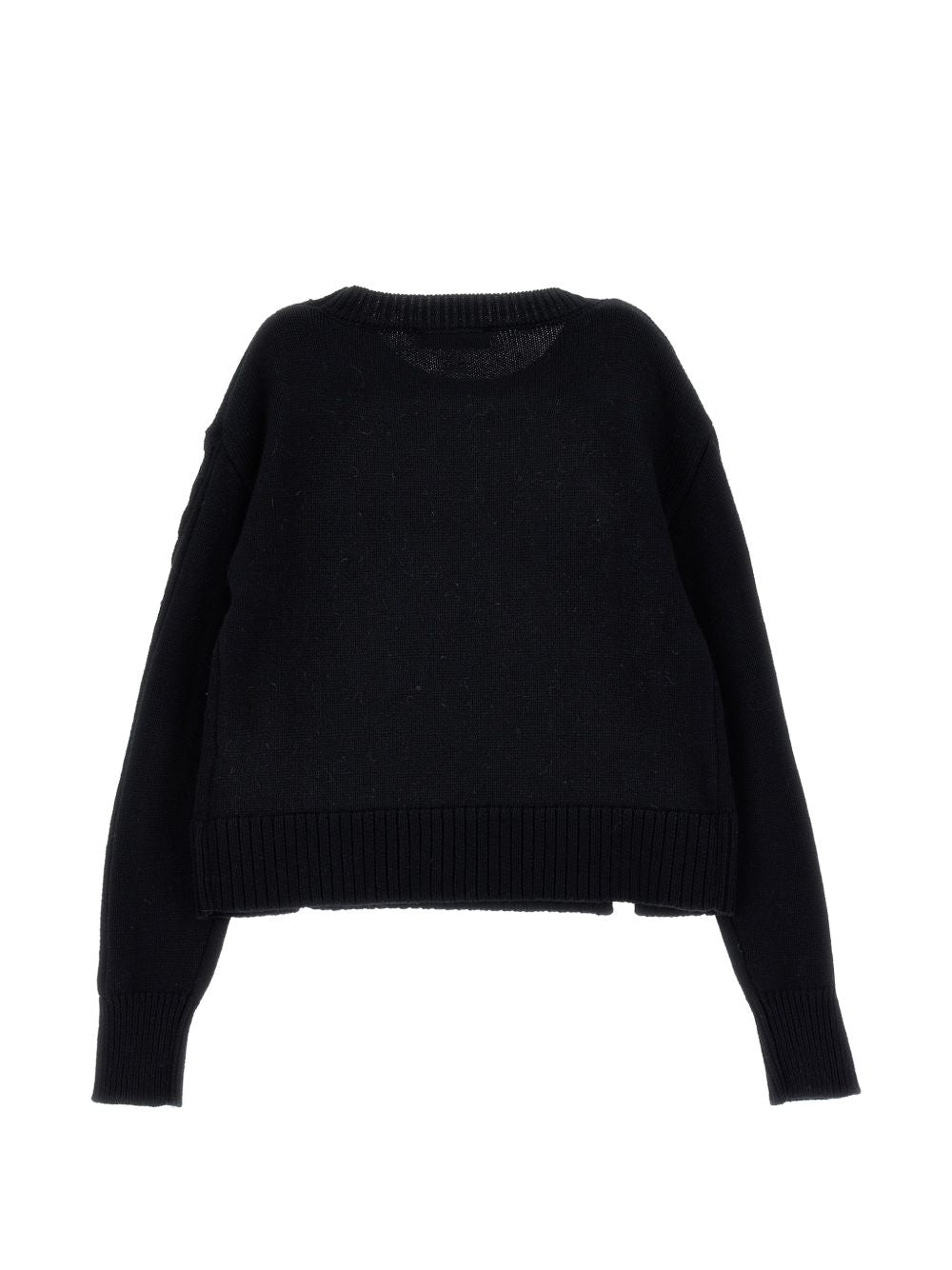 Maglione per bambina Monnalisa Kids nero con decorazione in cristalli 79H608 8060 5075 MONNALISA KIDS 