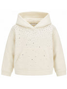 Felpa per bambina Monnalisa Kids bianca con decorazione strass 79H609 8702 0001 MONNALISA KIDS 