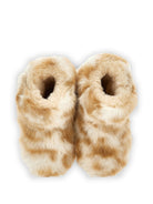 Stivali per bambina Monnalisa Kids beige con stampa grafica animalier 83H002 8035 0080 MONNALISA KIDS 