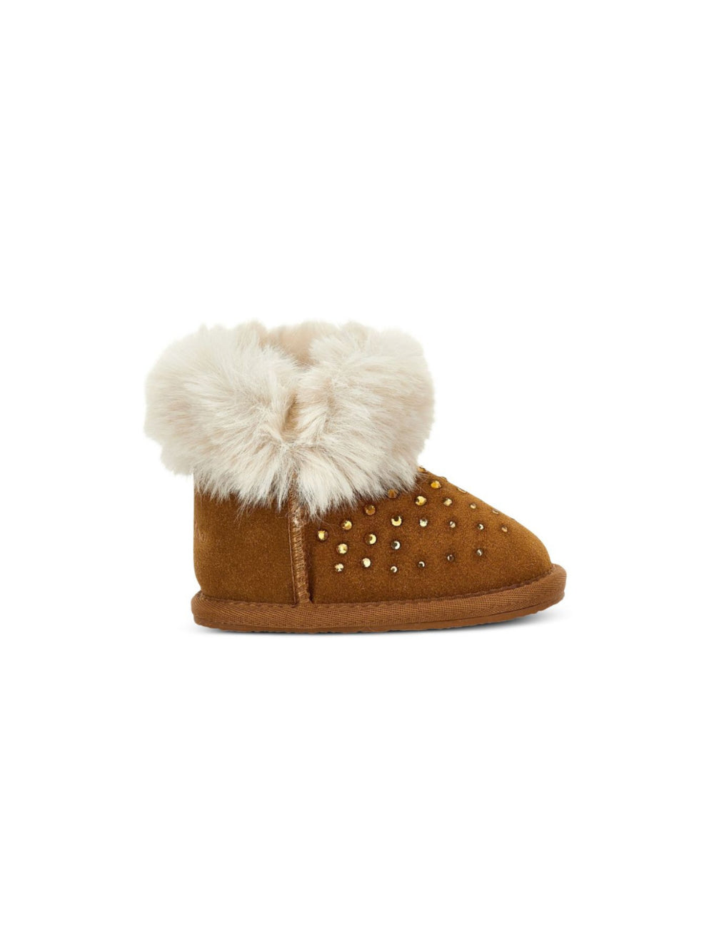 Stivali per bambina Monnalisa Kids marrone con strass 83H003 8775 0006 MONNALISA KIDS 