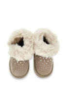 Stivali per bambina Monnalisa Kids beige con strass 83H003 8775 0033 MONNALISA KIDS 