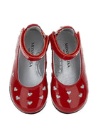 Ballerine per bambina Monnalisa Kids rosse con motivo a cuori 83H005 8784 0043 MONNALISA KIDS 