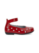 Ballerine per bambina Monnalisa Kids rosse con motivo a cuori 83H005 8784 0043 MONNALISA KIDS 