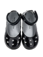 Ballerine per bambina Monnalisa Kids nere con motivo a cuori 83H005 8784 0050 MONNALISA KIDS 
