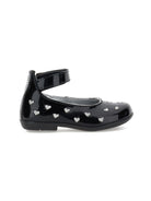Ballerine per bambina Monnalisa Kids nere con motivo a cuori 83H005 8784 0050 MONNALISA KIDS 