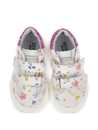 Sneakers per bambina Monnalisa Kids bianche con stampa a fiori 83H007 8771 0063 MONNALISA KIDS 