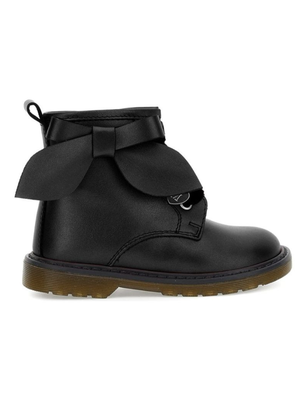 Stivali per bambina Monnalisa Kids neri con dettaglio fiocco sui lati 83H009 8777 0050 MONNALISA KIDS 