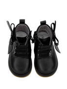 Stivali per bambina Monnalisa Kids neri con dettaglio fiocco sui lati 83H009 8777 0050 MONNALISA KIDS 